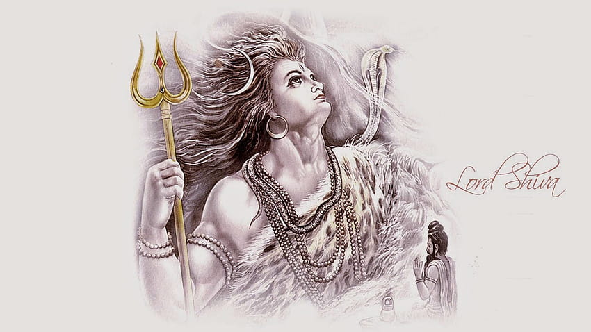 Rudra Shiva Charcoal Drawing By Neetasha Joshi | absolutearts.com