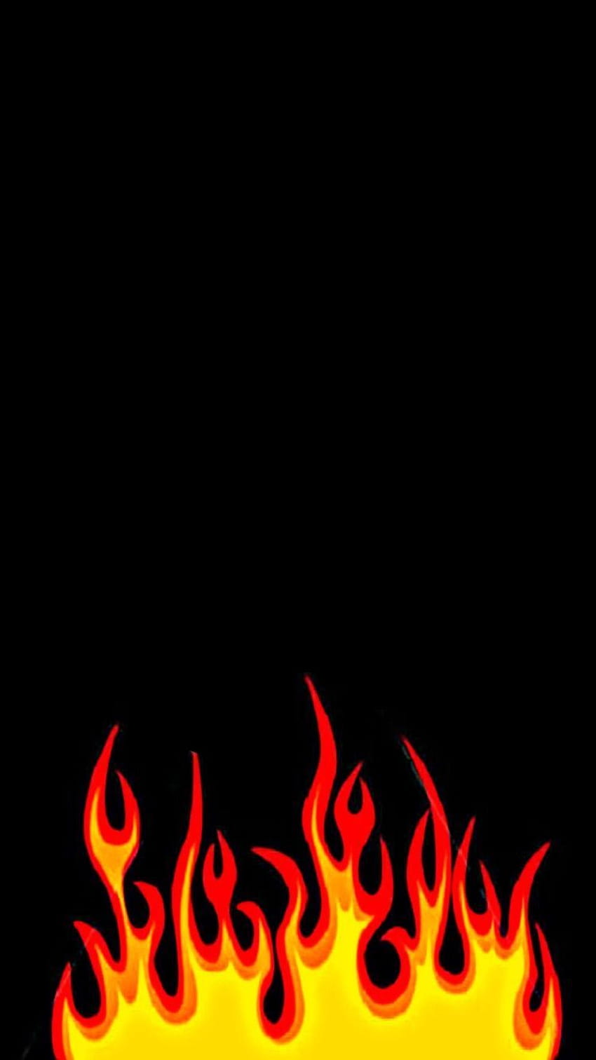 Pin em Mis Pines guardados, fire flame HD phone wallpaper