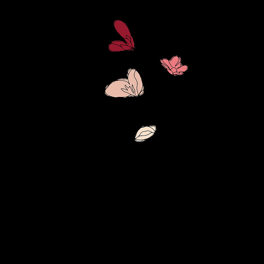 Minimalna grafika liniowa Kobieta z kwiatami I Art Print autorstwa Better HOME, minimalistyczny rysunek kwiatu Tapeta na telefon HD