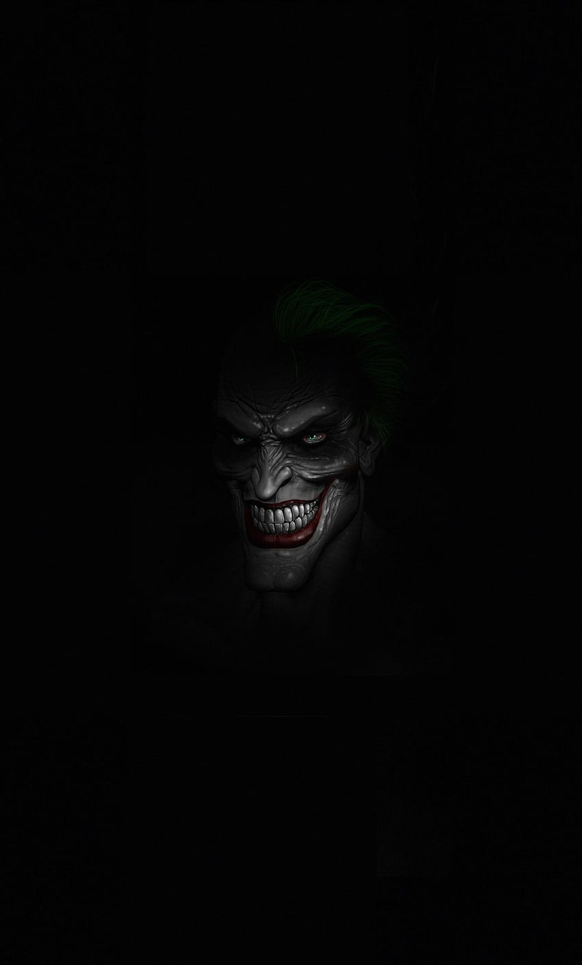 1280x2120 joker's face, dark, minimal, iphone 6 plus, 1280x2120 , background, 20167, angry joker HD phone wallpaper
