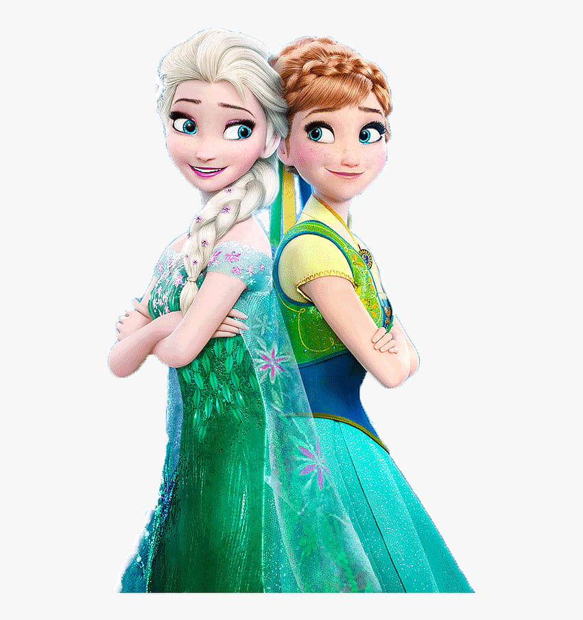 Frozen Fever Transpa Elsa y Anna, fiebre congelada anime fondo de pantalla del teléfono