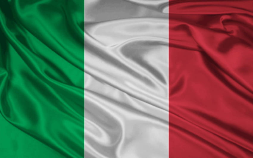 Италия, знамена и италиански, флаг на Италия HD тапет