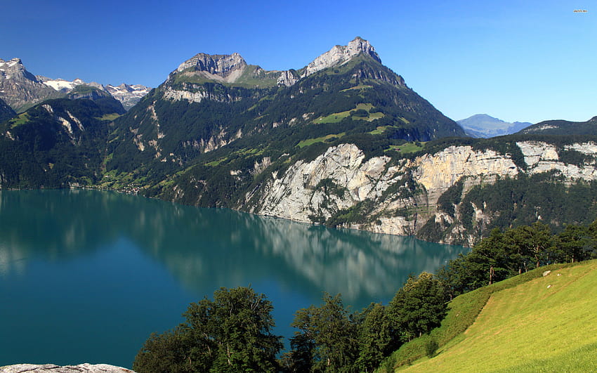 Danau Lucerne, danau lucerne Wallpaper HD