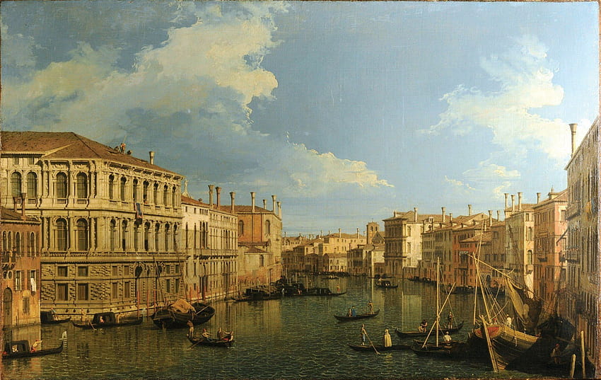 Plik: Canal Grande, Wenecja, Canaletto, Grasset .jpg Tapeta HD