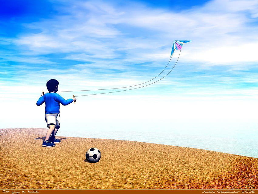 Go fly a kite by rlc HD wallpaper