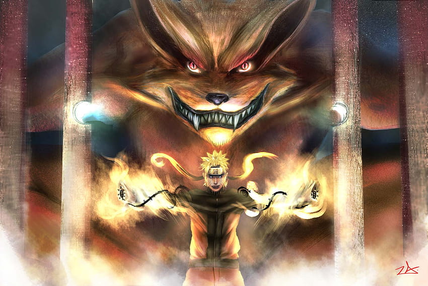 4 Naruto, Naruto voller Körper HD-Hintergrundbild