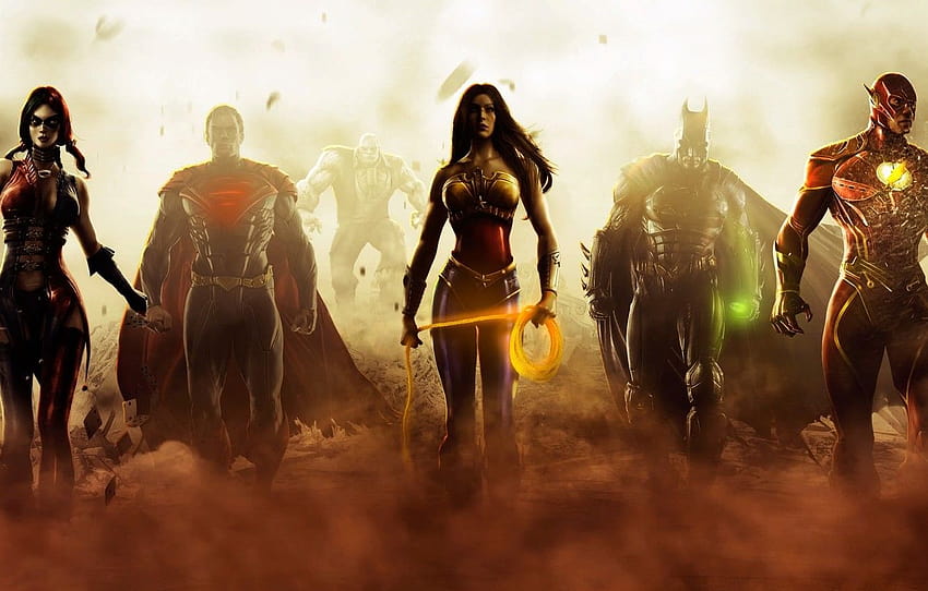 Wonder Woman, Batman, Superman, 2013, Flash, Gods Among Us, Injustice , section игры, wonder woman injustice HD wallpaper