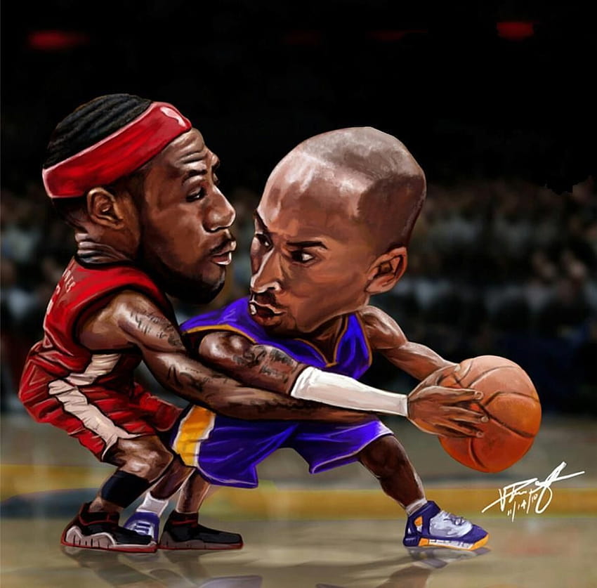 Kobe vs lebron ...pinterest, kobe jordan lebron HD wallpaper