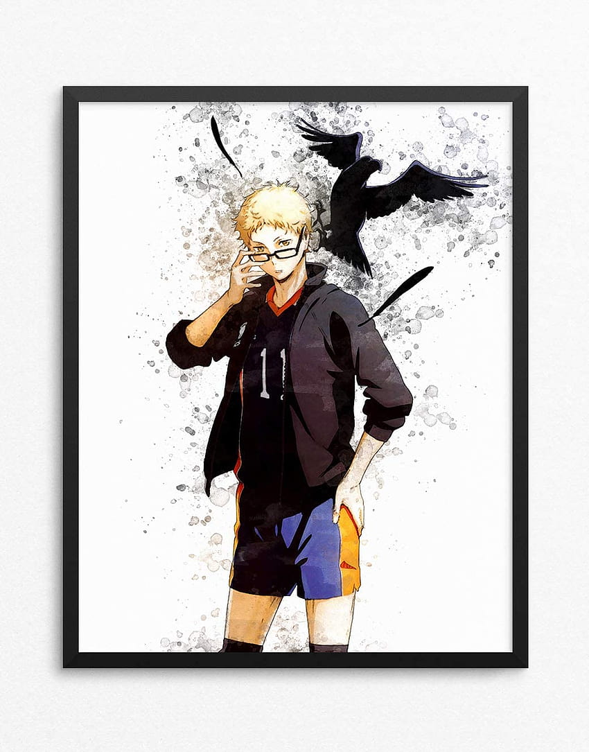 Nishinoya Yuu Haikyuu' Poster, picture, metal print, paint by