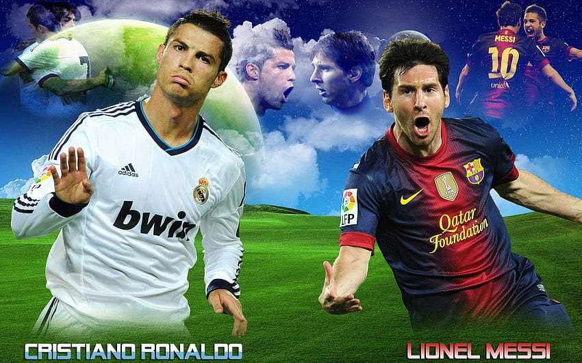 Real Madrid Vs Barcelona Group, messi vs ronaldo HD wallpaper