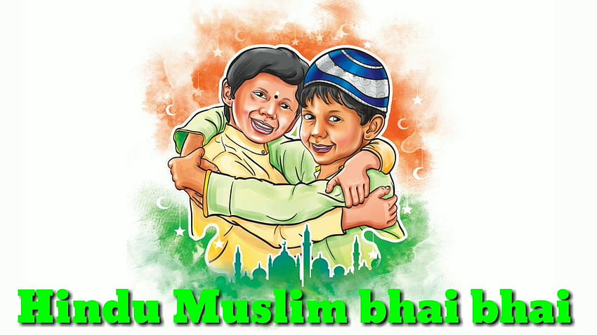 Hindu Muslim bhai bhai Islamic attitude dialogues HD wallpaper