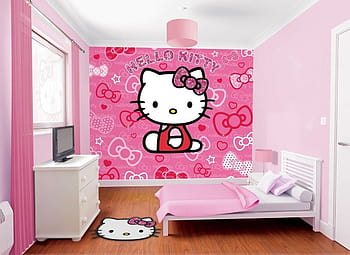 Amazoncom Gummy Hello Kitty DIY Home Decor Baby Love Kids Girls Room Decoration  Wall Stickers Child Nursery Funny Decal Sticker  Baby