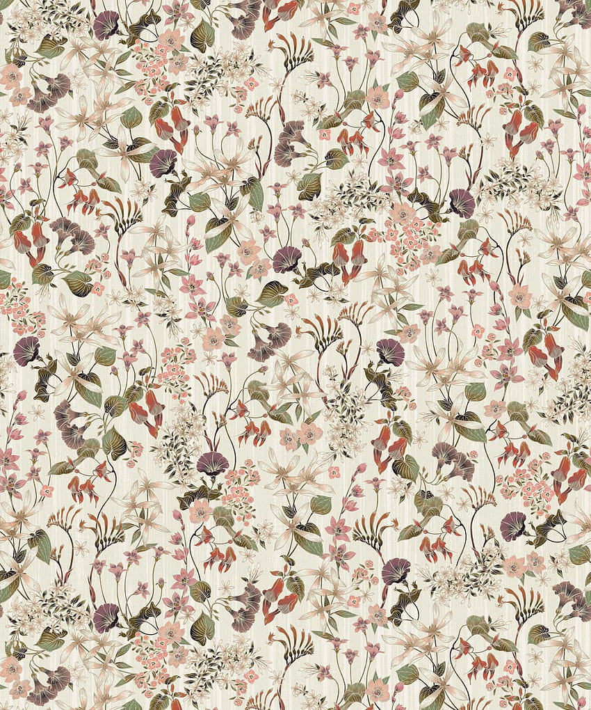 County Flowers • Vintage Floral • Milton & King USA, flower texture HD phone wallpaper