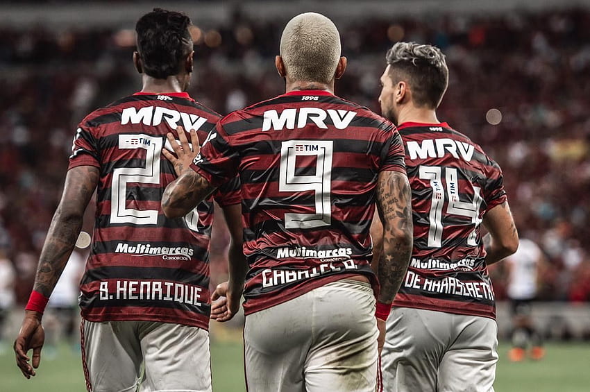 gabigol, arrascaeta, bruno henrique, Flamengo, Mengão, Fla, Flamengo, Flamengo 2019, Elenco Flamengo, Gabigol, arr… HD-Hintergrundbild