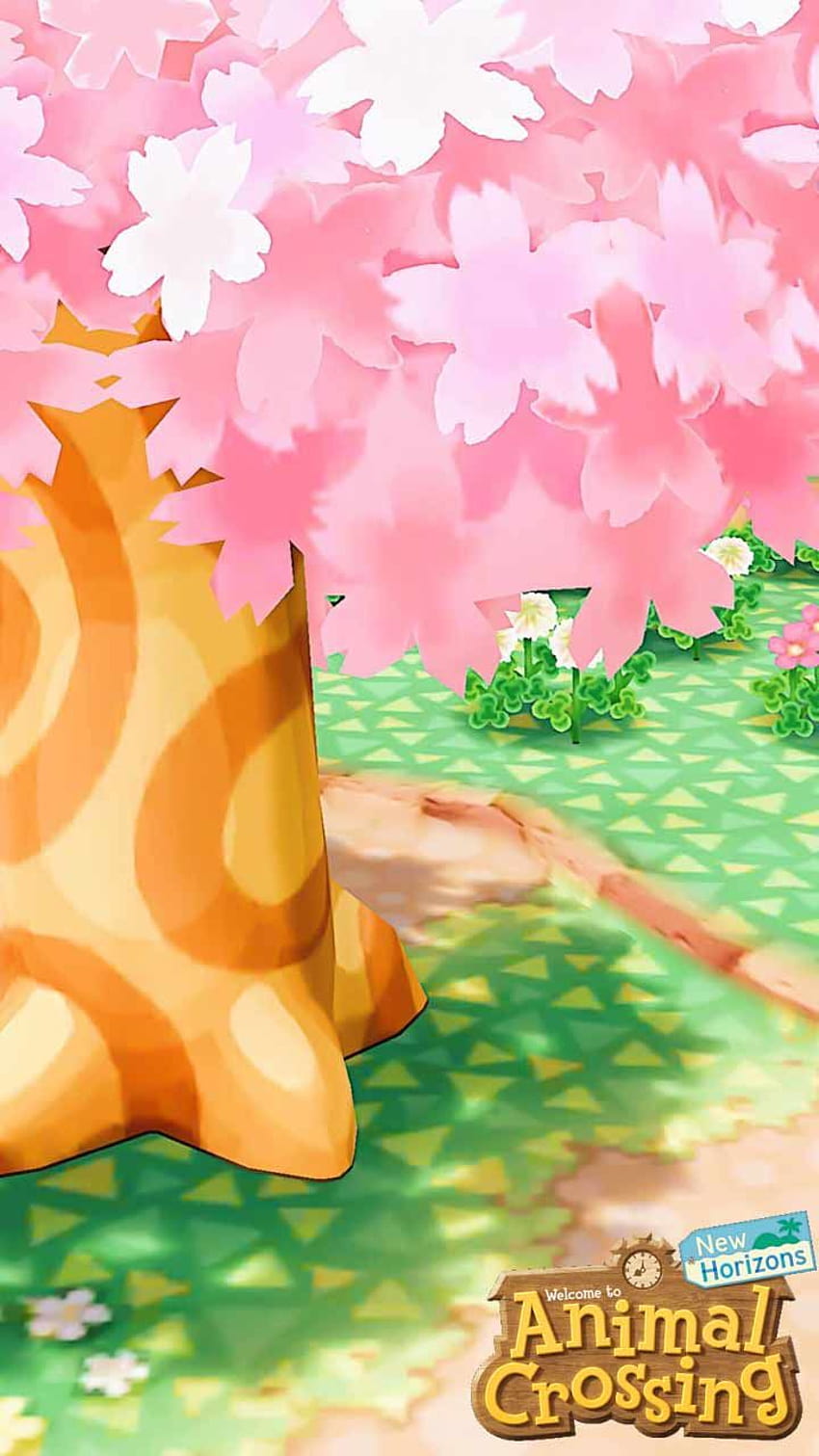 Kawaii Aesthetic Animal Crossing Phone, estetyczny rysunek zwierząt Tapeta na telefon HD