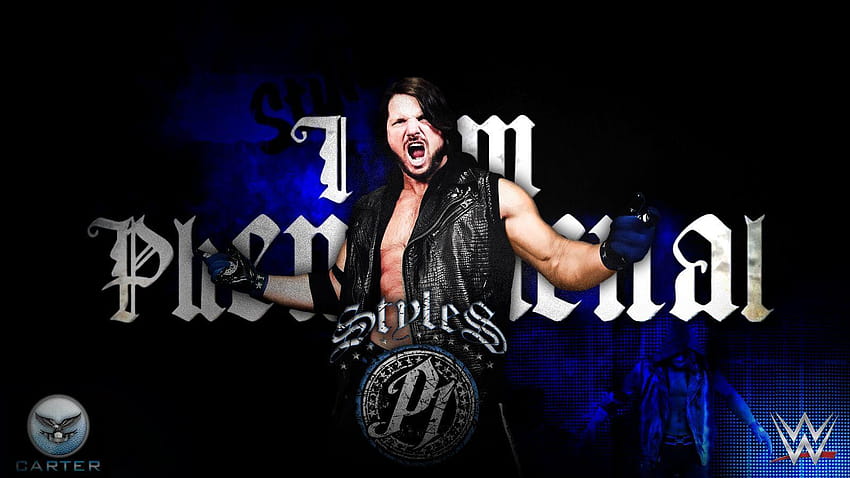 WWE 레슬러 AJ 스타일 HD 월페이퍼