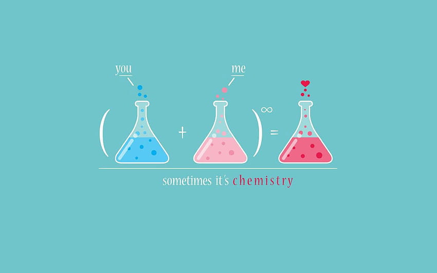 Cute Chemistry, chemical reaction HD wallpaper