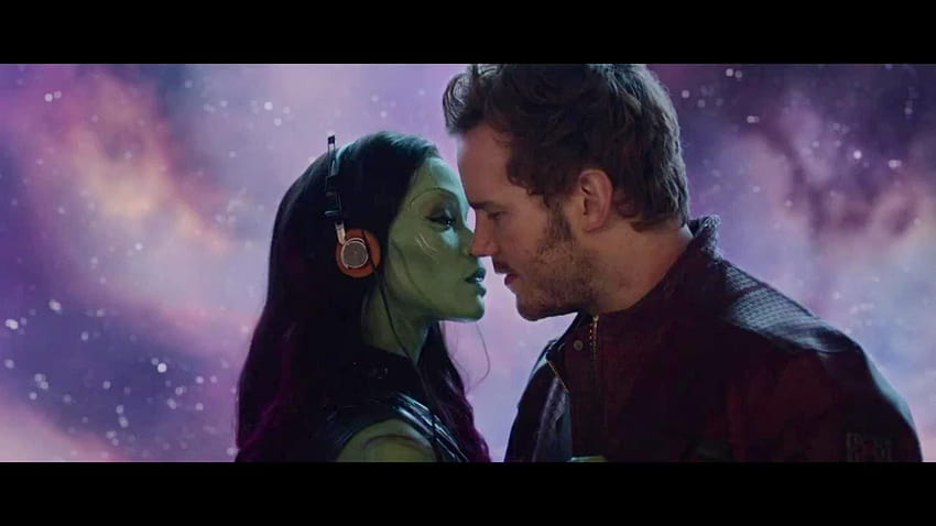 Top 10 Marvel-Paare, die wir alle lieben, Peter Quill und Gamora HD-Hintergrundbild