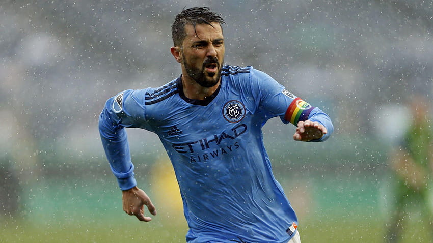 Villa bersinar di tengah hujan dengan dua kali lipat untuk mencapai 50 gol di MLS, david villa 2017 Wallpaper HD