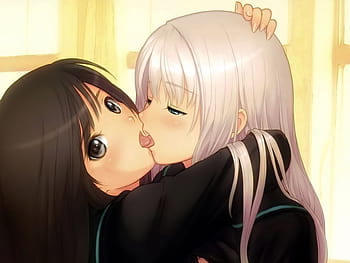 Romantic anime kiss - backiee