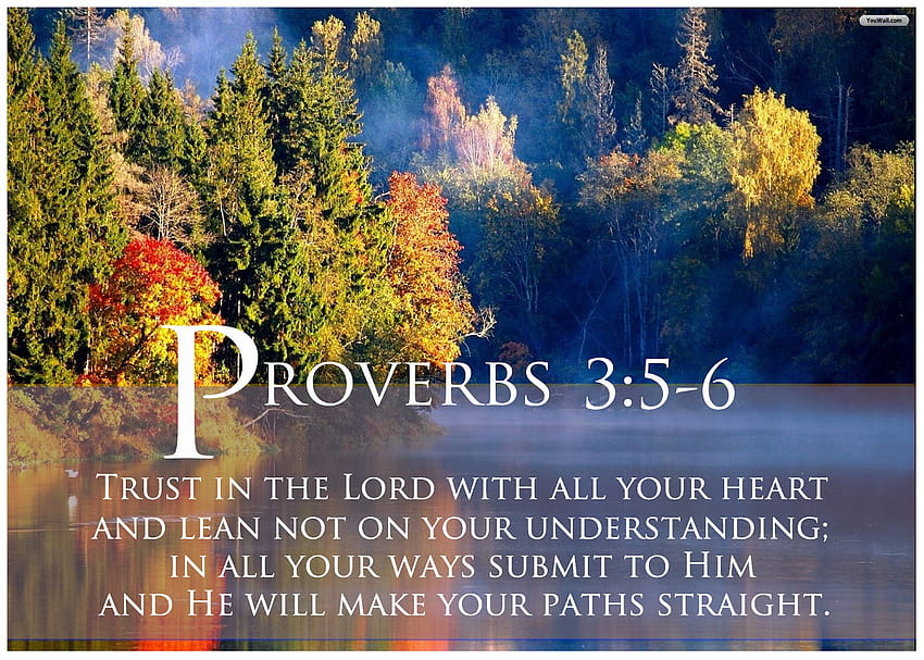 Proverbs 3:5 HD wallpaper | Pxfuel