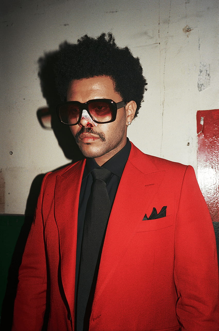 The Weeknd Goes Platinum With ウィークエンドの目もくらむ光 HD電話の壁紙