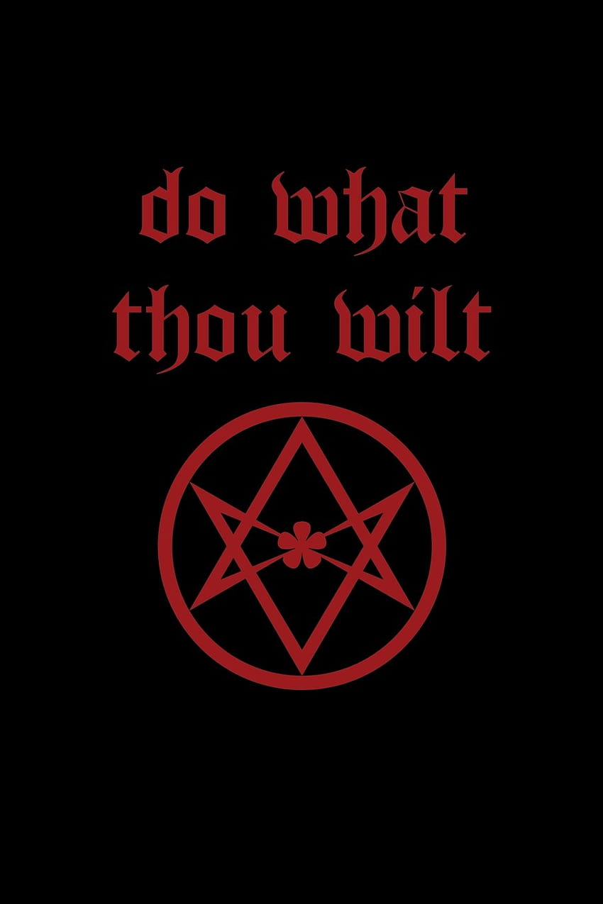 Do What Thou Wilt: Thelema Magical Journal and Notebook HD phone wallpaper