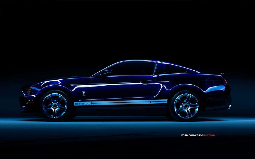 Blue red cobra Ford Ford Mustang burnout Shelby Mustang Shelby GT500, mustang gt500 shelby HD wallpaper
