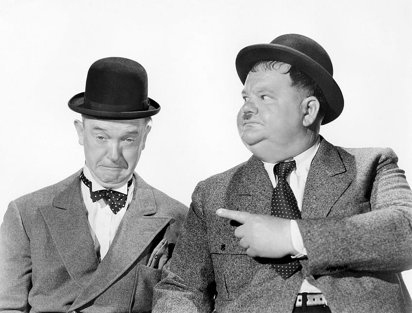 Laurel and Hardy HD wallpaper