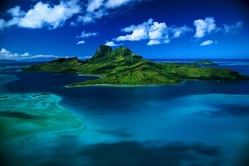 Pulau Alam Pulau Terpencil Laut, pulau terpencil Wallpaper HD