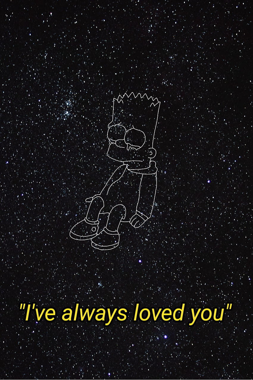 Triste Simpsons, bart simpson triste Papel de parede de celular HD