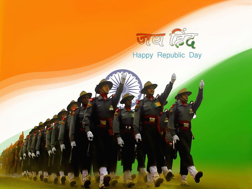 heureux, armée indienne pour téléphones mobiles Fond d'écran HD