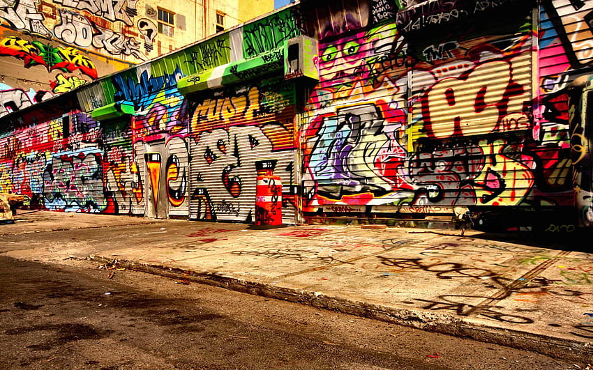 Street Hip Hop Art Backgrounds Hip Hop Graffiti Art, rue hip hop Fond d'écran HD