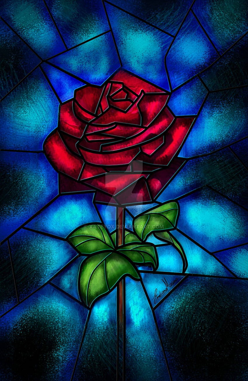 2 Beauty And The Beast Rose HD phone wallpaper