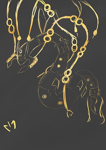 Shiny Mega Rayquaza by HappyHyperHaro  Pokemon rayquaza, Mega rayquaza,  Pokemon art