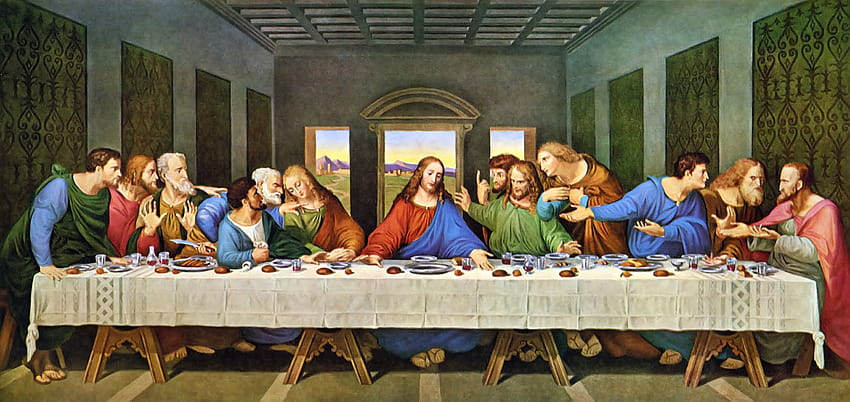 The Last Supper, holy supper HD wallpaper