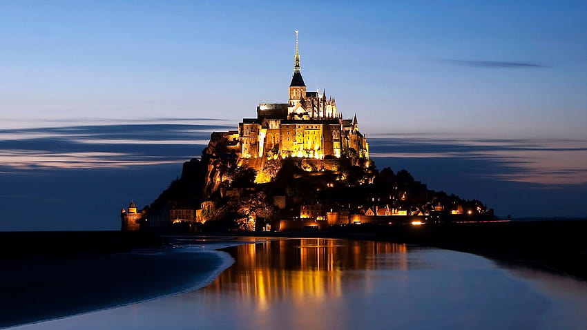 Mont Saint Michel , France [1920x1080] : วอลล์เปเปอร์ HD