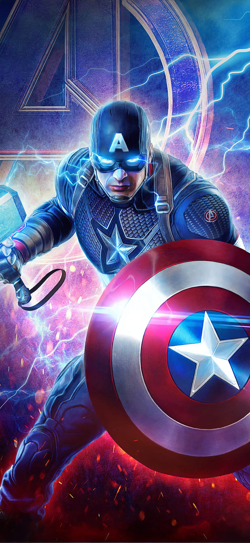 Captain America Phone, team cap HD phone wallpaper