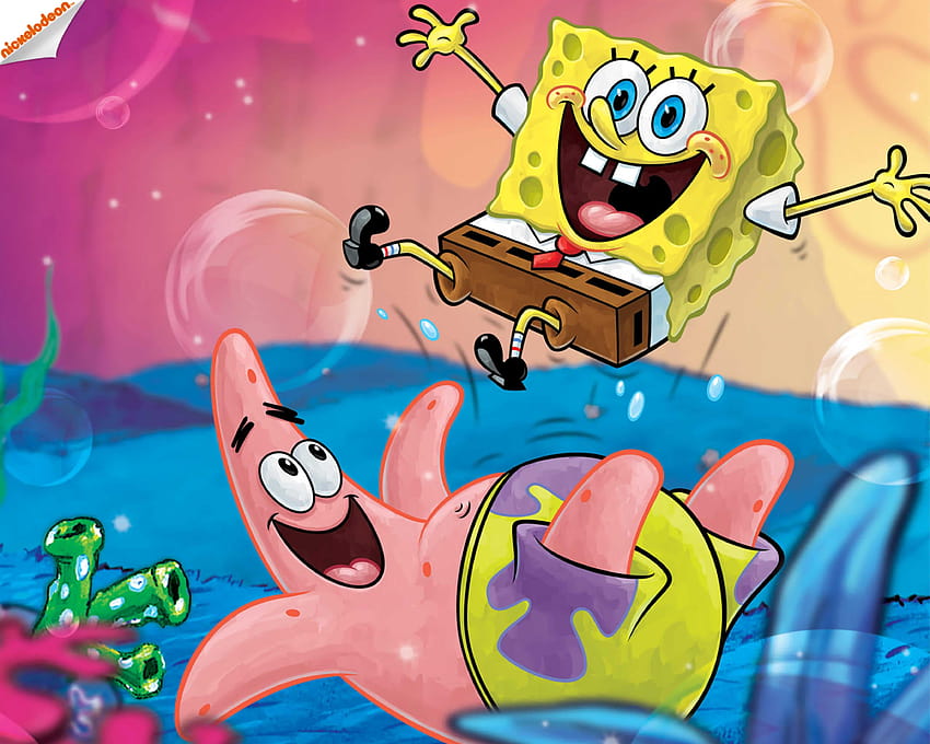 Spongebob e Patrick For, l'estate di Spongebob Sfondo HD