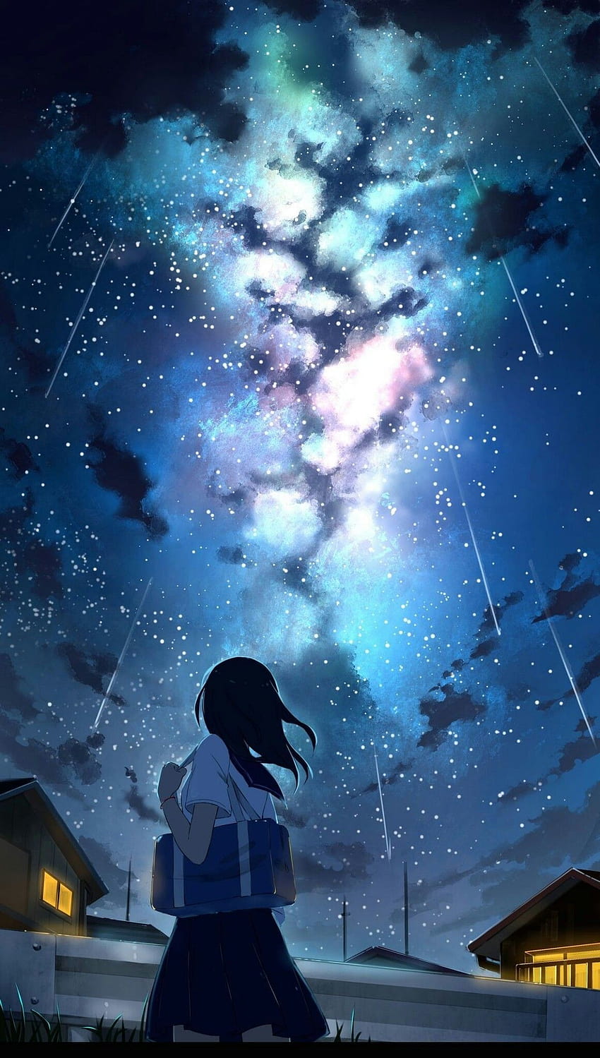 Simar Ace on, anime galaxy HD phone wallpaper