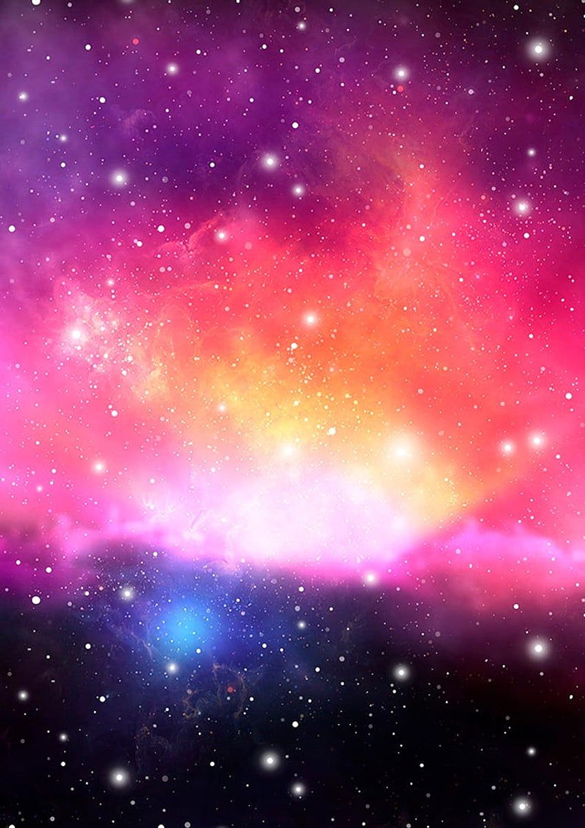 Galaxy background. Cosmos background. Nebula background., rainbow space HD phone wallpaper