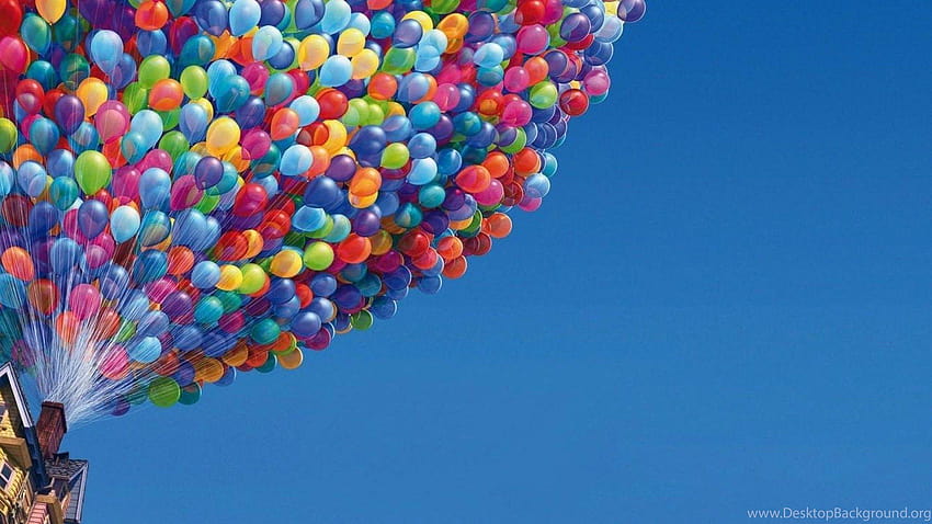 House With Balloons Up Pixar Cartoons Up HD wallpaper