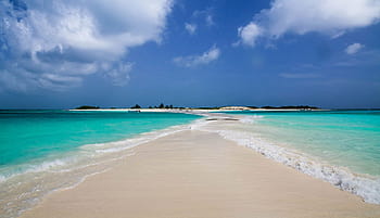 Tropical white sand cay beach in Los Roques, Venezuela HD wallpaper ...