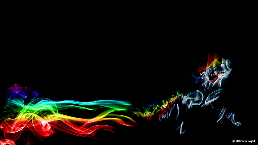 Rainbow Dash Backgrounds Group, светеща дъга HD тапет