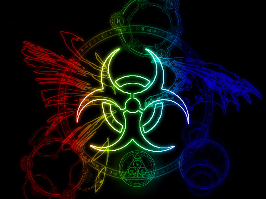 Cool Radioactive Symbol _Funny _, nuke symbol HD wallpaper