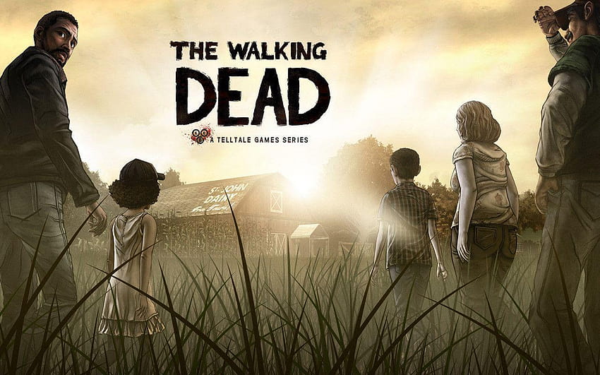 17 The Walking Dead, играта на живите мъртви HD тапет