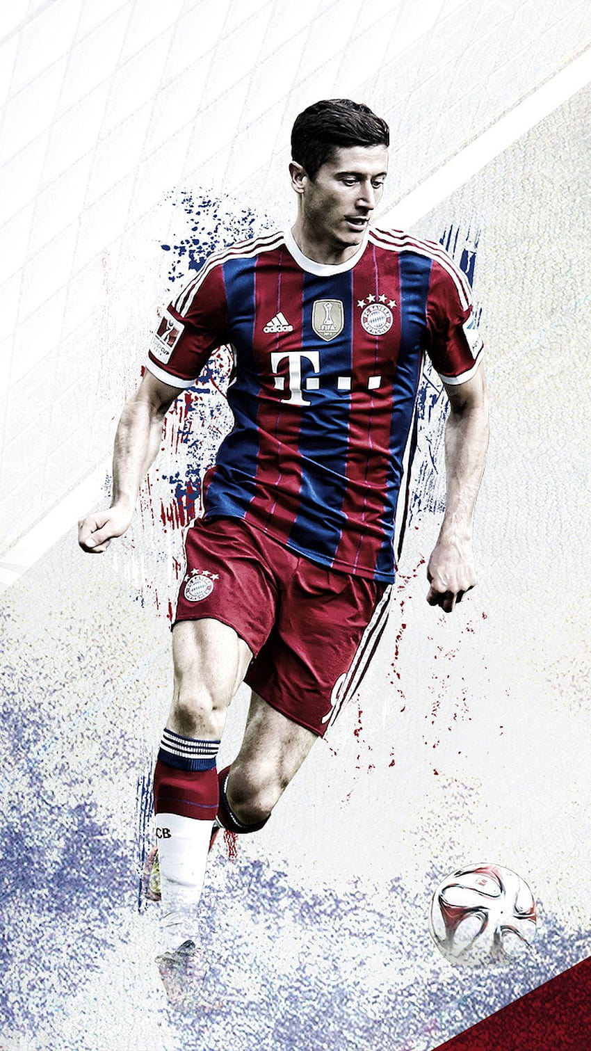 Robert Lewandowski Bayern München iPhone HD-Handy-Hintergrundbild