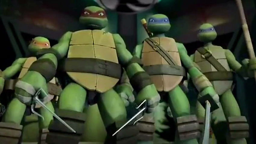 Teenage mutant ninja turtles 2012 cool time HD wallpaper