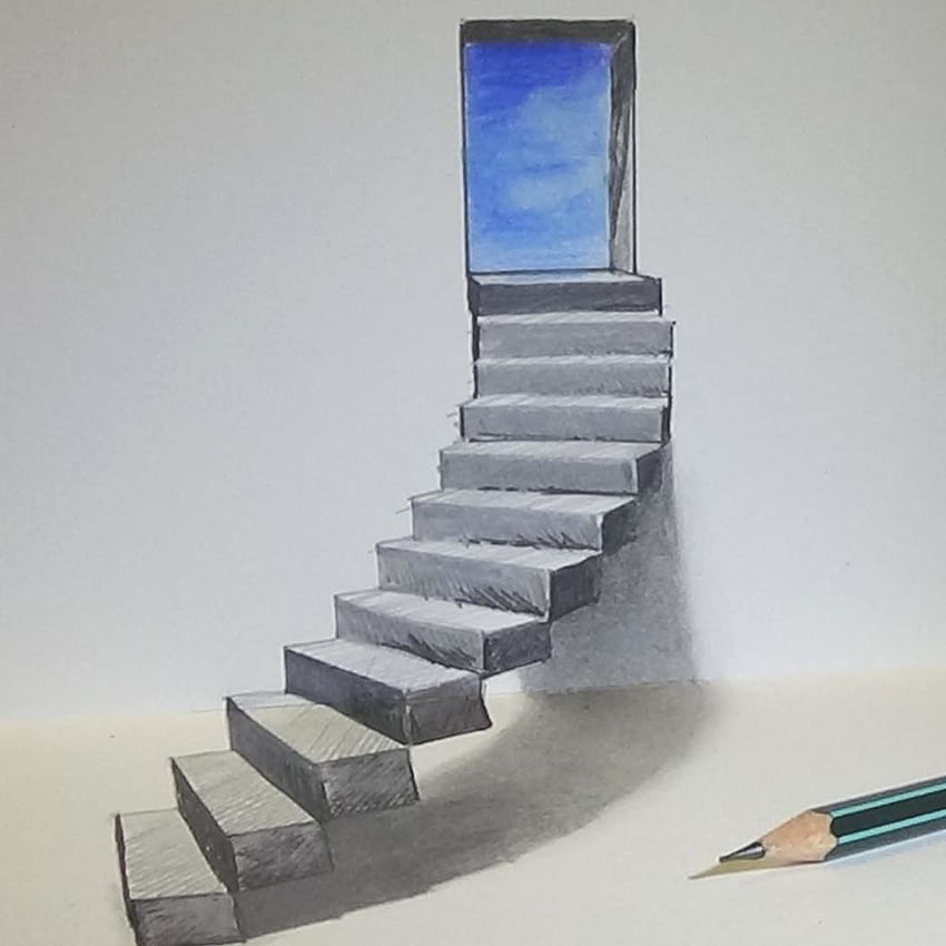 50 Beautiful 3D Drawings  Easy 3D Pencil drawings and Art works