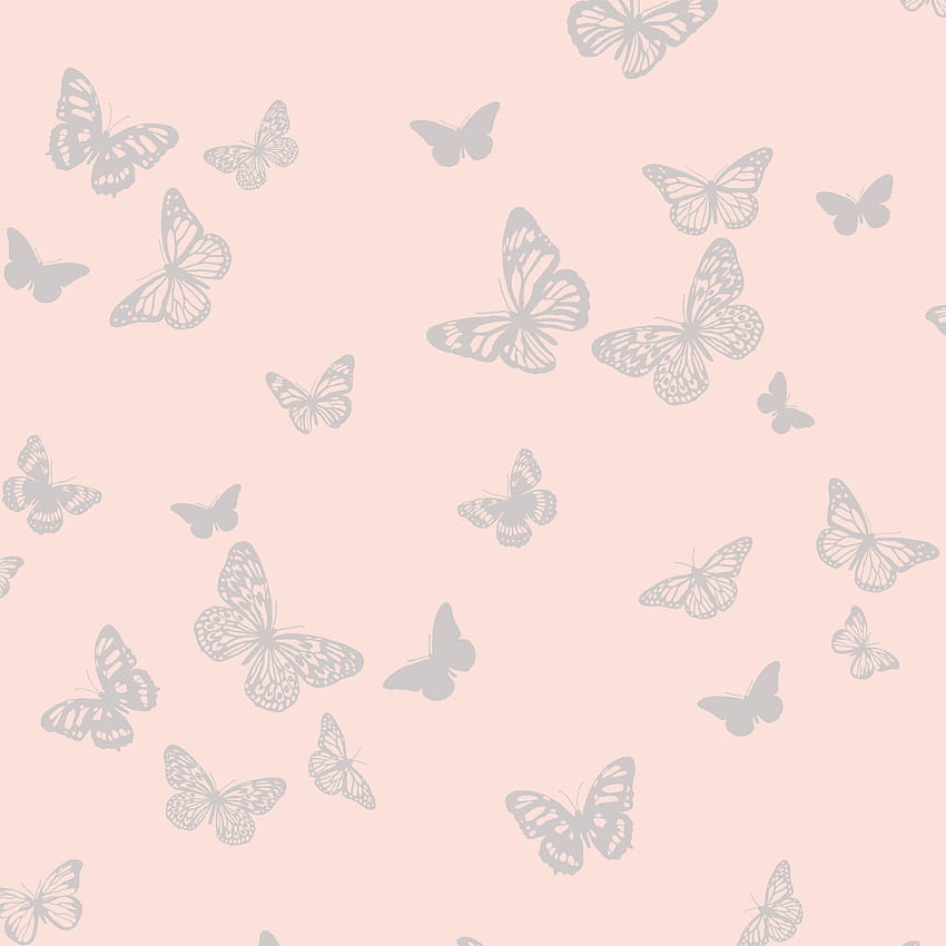 Fine Décor Sparkle Pink Butterfly Glitter Effect, butterfly pic HD phone wallpaper